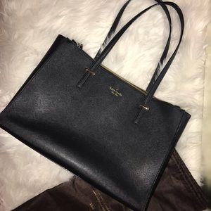 Black Structured Kate Spade Purse